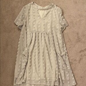 Pale Blue Mini Dress